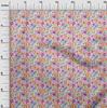 oneOone Cotton Flex Gray Fabric Watercolor Floral Sewing Craft Projects Fabric Prints By Yard 40 Inch