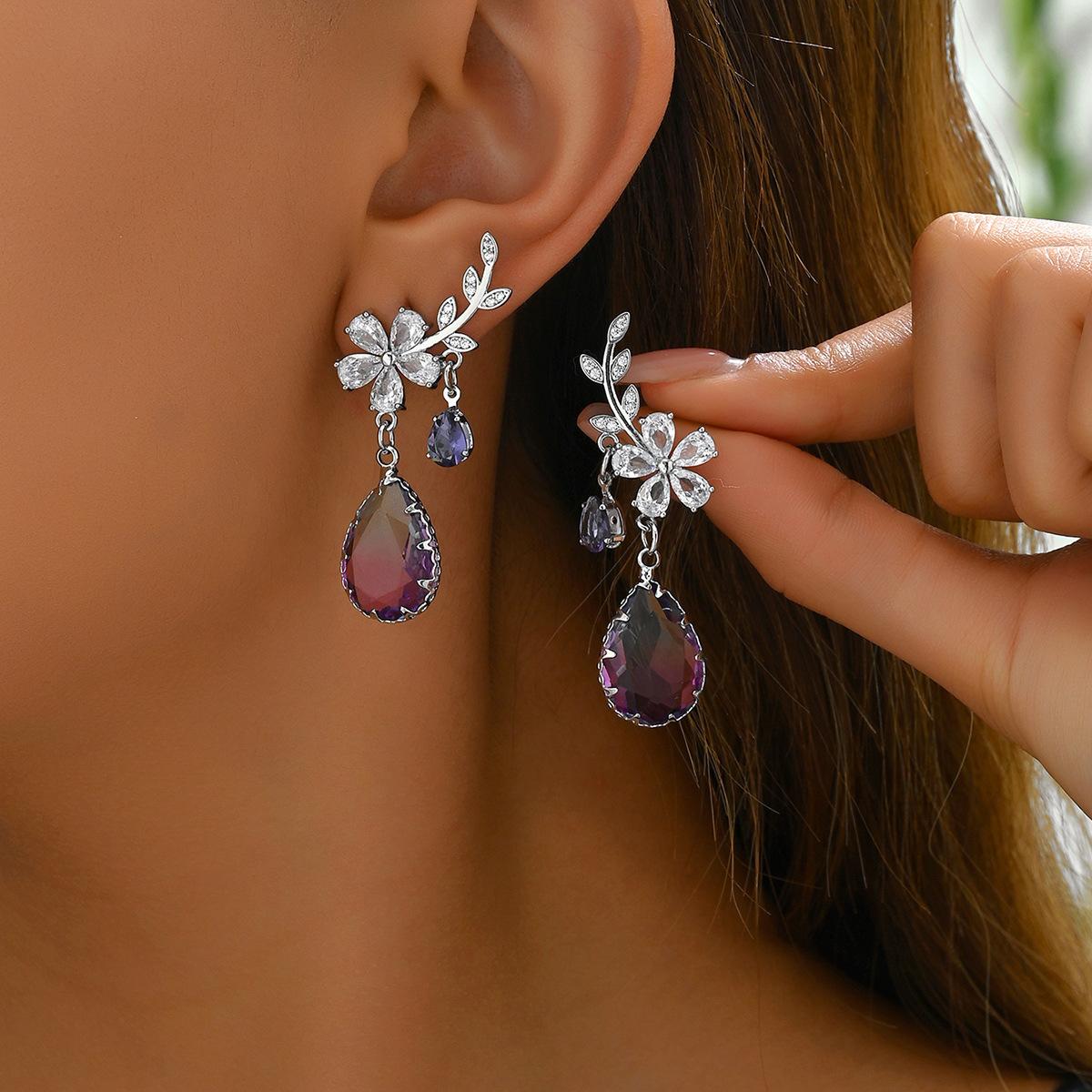 

Серьги Mori pastoral женские простые цветочные пшеничные колоски инкрустированные цирконием серьги-гвоздики универсальные серьги