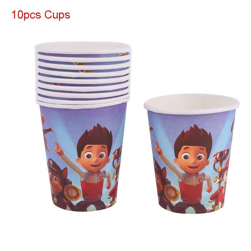 Vibrant Paw Patrol Kids Birthday Party Supplies Set With Adorable Decorations And Tableware