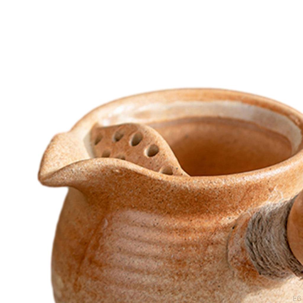 Ceramic Teapot Tea Infuser Chinese Traditional with Side Handle for Boiling Water