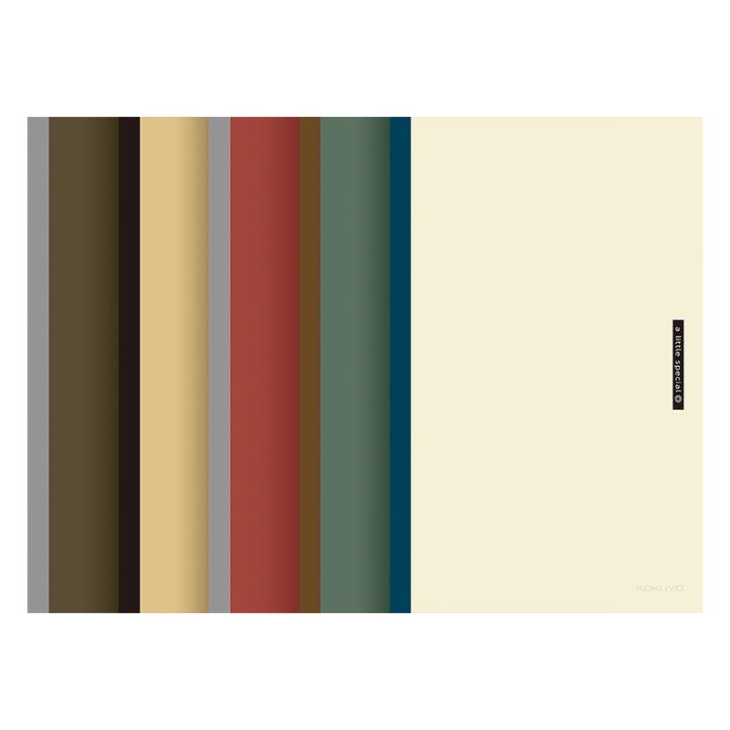 KOKUYO One Meter Pure Retro Minimalist Soft-bound Ruled Notebook