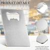 Wedding Gift Stainless Steel Card Shape Beer Bottle Opener For Wallet Pocket Bar Restaurant DIY Mini Anti-Rust Food Grade Favor