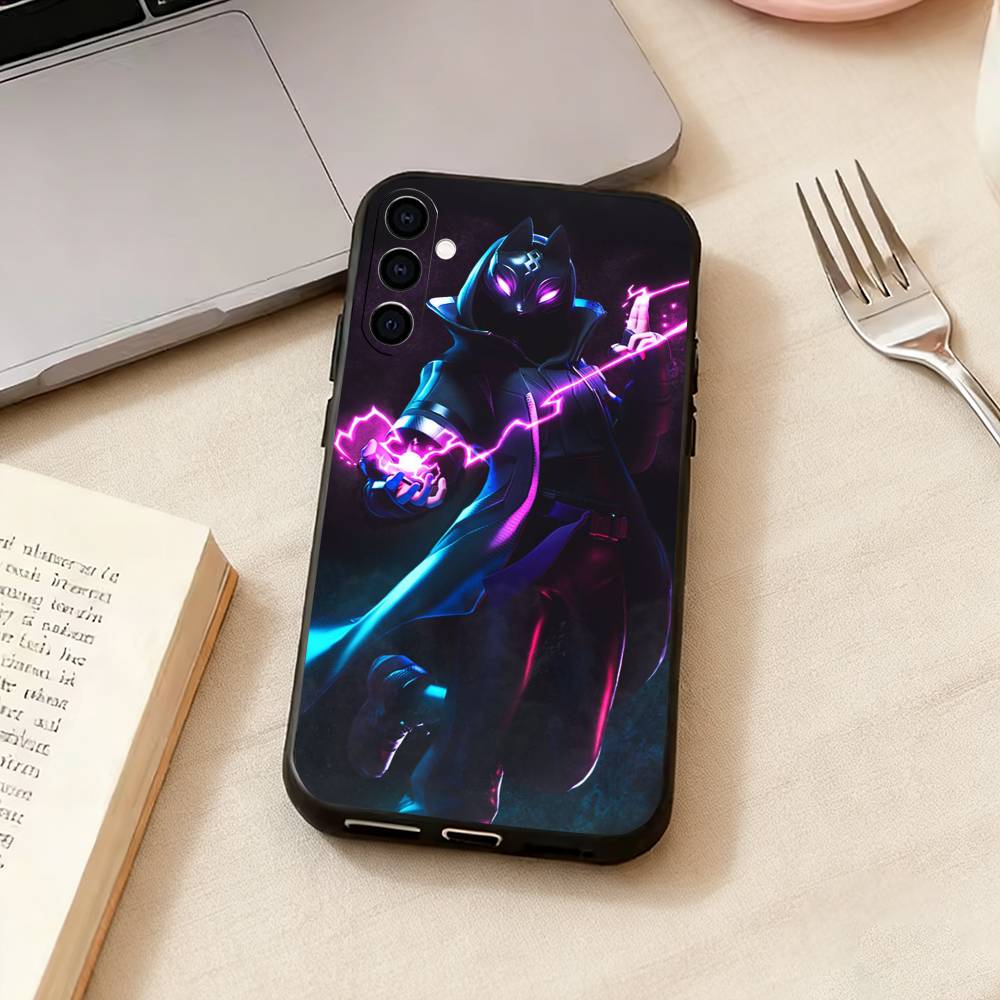 Game F-F-Fortnites Phone Case For Samsung Galaxy A73,A72,A71,A70,A53,A52,A51,Others Soft Black Cover