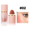 6 Color Liquid Blush Face Contouring Matte Blush Multifunctional Easy Color Blush Silky Texture Delicate Long Lasting Rouge Blush Lipstick Face Makeup