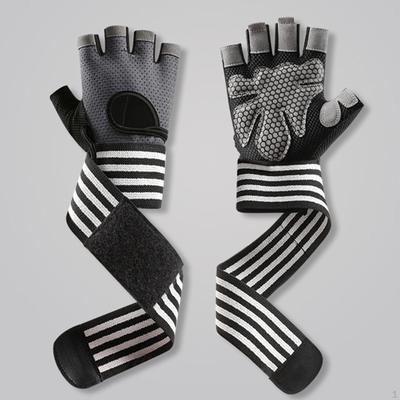 Training Gloves, Hand Protection, Elastic, Non-slip, Comfortable, Half-finger Gloves for Indoor And
