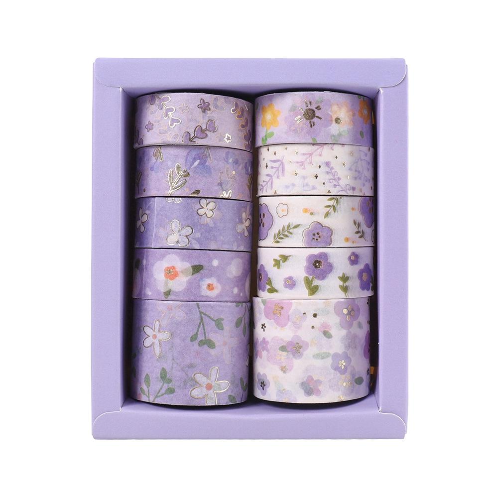 12Pcs/Set Japanese Style Washi Tapes Masking Tape Washi Stickers Scrapbooking Adhesive DIY Decorative Stationery School Supplies