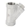 Y Type Strainer 3 4in DN20 304 Stainless Steel Double Layer Mesh Thread Y Filter for Water Oil Gas