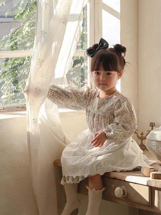 arimcloset Orange Slice - Toddler Layered Apron pretty cream