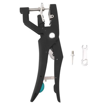 Livestock Ear Tag Applicator Alloy Steel Automatic Rebound Hydraulic Ear Tag Pliers for Farm