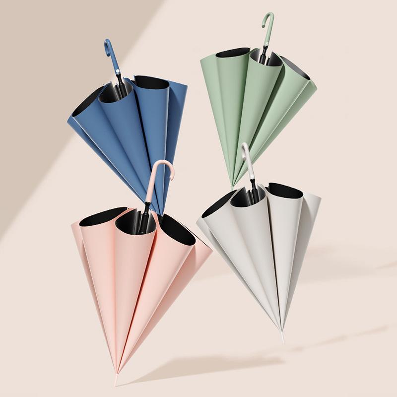 Umbrella Customized golf straight umbrella Weather and rain long-handled umbrella umbrella