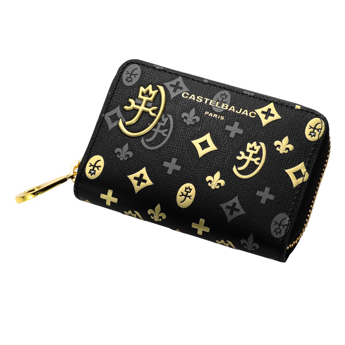 

Coin coin key card card round 065631 limited genuine Gold [Castelbajac] purse, case, case, case, holder, zipper, men s Madeleine, edition, casual,
