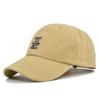 Cute Embroidered Baseball Cap for Women Men Retro Solid Color Peaked Hat Korean Hip Hop Adjustable Unisex Sun Hats