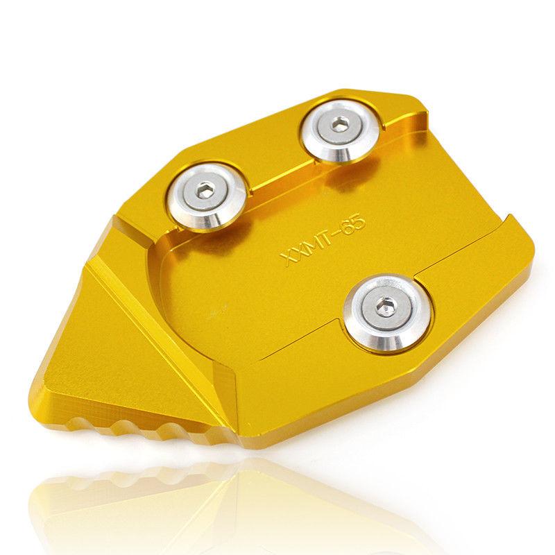 Moto CNC Cavalletto Piede Cavalletto Laterale Estensione Ingrandire Piastra di Supporto del Pad Per Kawasaki VN650 Vulcan S 650 EN650