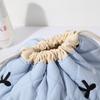 Luxury Large-Capacity Quilted Makeup Bag – Portable Travel Drawstring Cosmetic Organizer