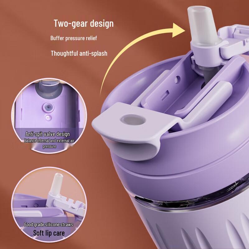 JEKO&JEKO Portable Dual-Drink Glass Cup