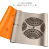 Exquisitely Carved Non-Slip Dual-Sided Yoga Mat - Sweat-Absorbing Natural Rubber for Home & Studio Use