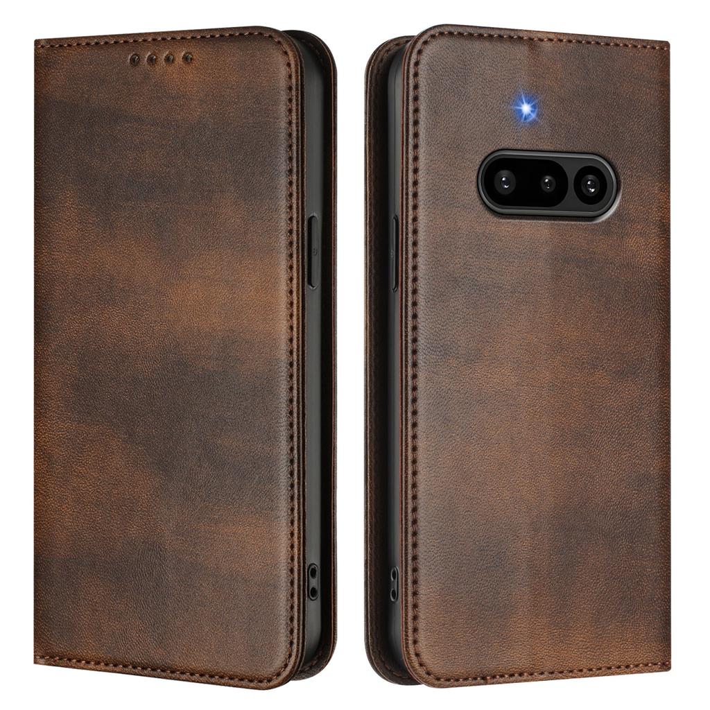 Pentru Nimic Telefon (3a) Huse Portofel Textură Retro Blocare RFID Husă de Telefon din Piele