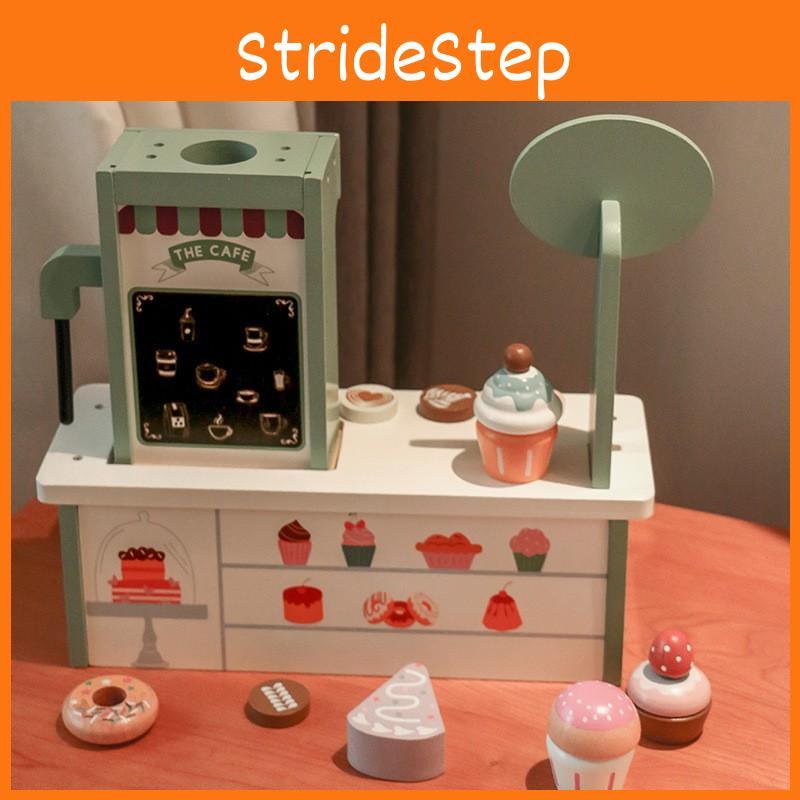 Convenience Store Wooden Toy With Pastry Design For Gift Kids