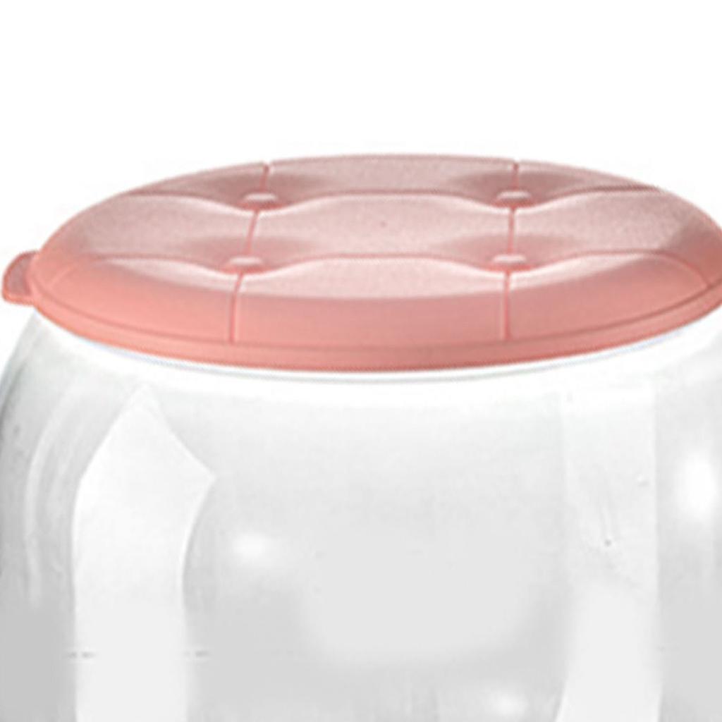 Toy Storage Stool Multipurpose Innovative Round Shape Transparent Storage Stool for Home Living