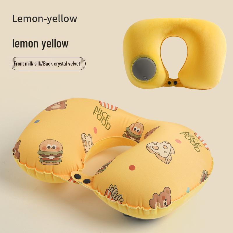 Nadmuchiwana poduszka pod szyję w kształcie litery U do podróży na świeżym powietrzu