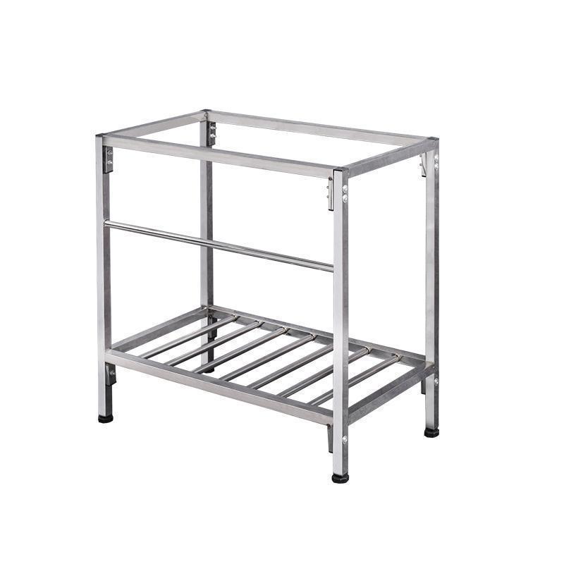 Stainless Steel Single Bowl Kitchen Sink with Floor Stand