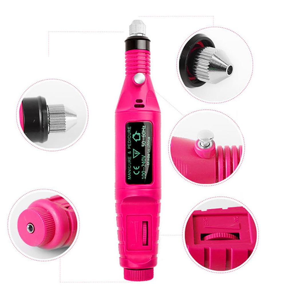 Professional Electric Nail File Drill Manicure Tool Pedicure Machine Set Kit