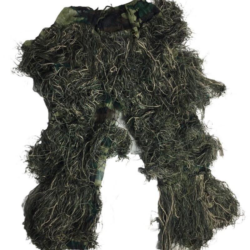 Dětský ghillie oblek 5dílná maskovací sada