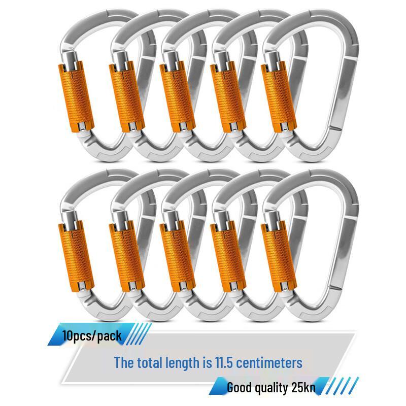 OLOMM Pear-Shaped Auto-Lock Carabiner Standard