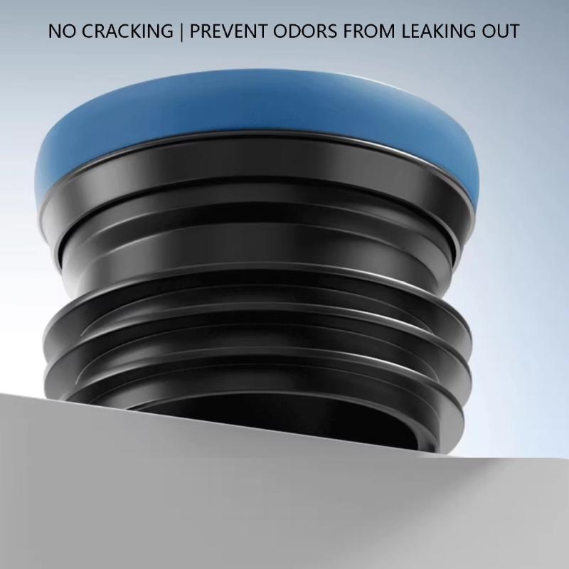 ABS Toilet Seal Gasket Noiseless Plastic Toilet Seal Rings for Quiet Flushing & Easy Installation