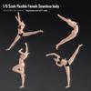 1/6 scale upgraded version of the movable female body, scale steel frame, super flexible makeup, seamless body, large bust, 12-inch female action doll