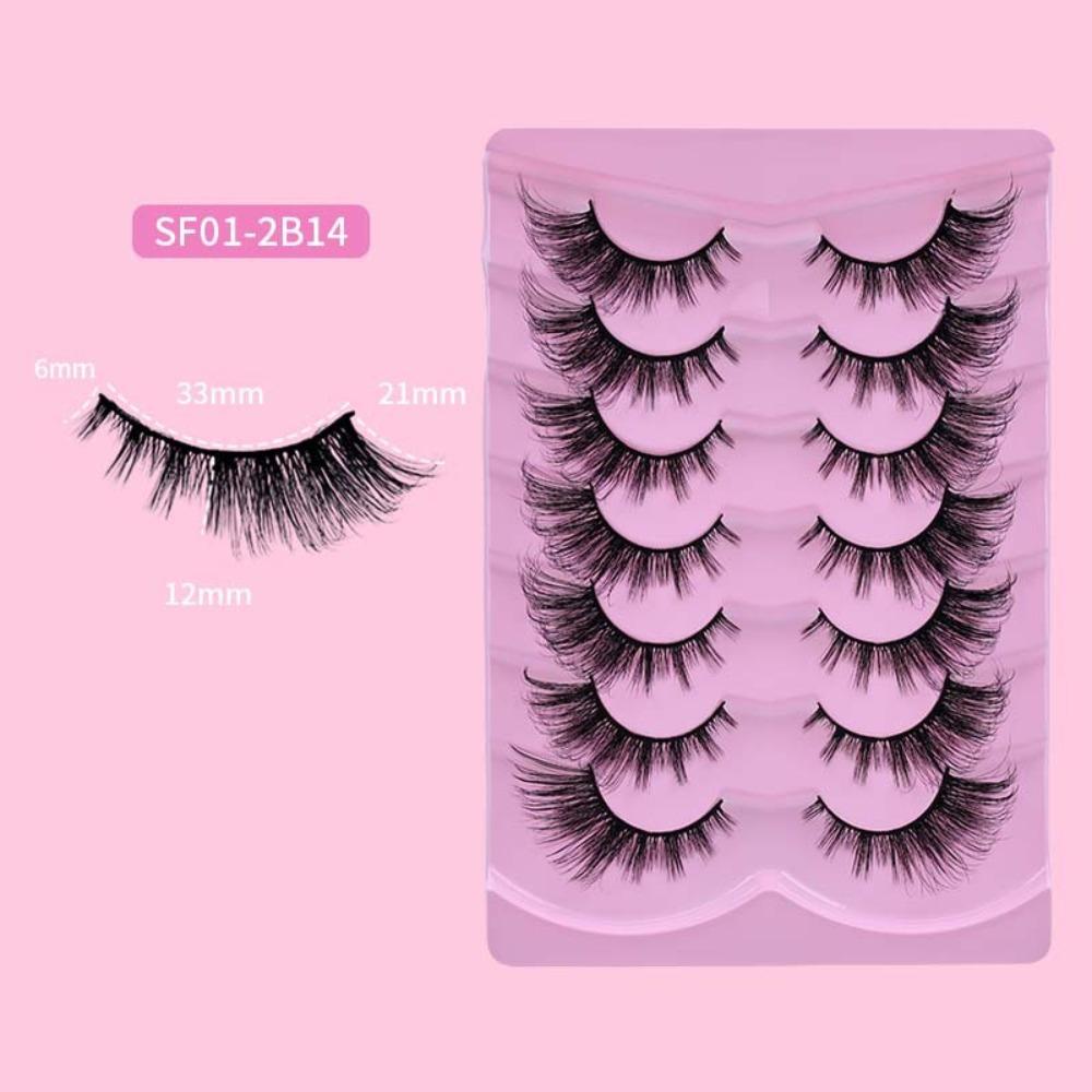 Curl Cat Eye False Eyelashes Eye Elongated Faux Mink Lashes Manga Lashes Fake Lashes  Makeup Tools