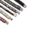 Adjustable Knot Handmade Beaded Bracelet Women Men Alloy Geometric Ethnic Style Stackable Jewelry