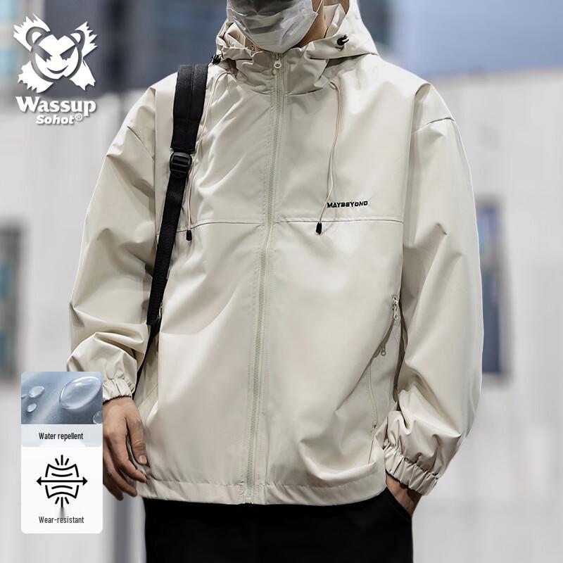 Wassup Sohot Men's Outdoor Windproof Casual Jacket