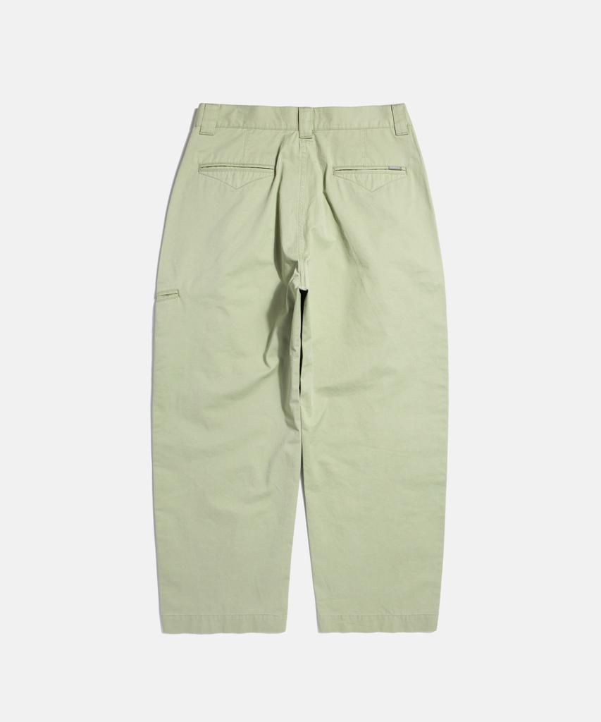 ESPIONAGE 2 Pleats Light Chino Pants Khaki Beige