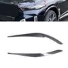 Pair of Front Headlight Eyebrow Left Right Headlamp Eyelid Cover Trim Replacement for X5 G05 X6 G06 LCI