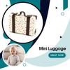 Mini Luggage Case Premium Doll Decoration Accessory Toy House Decoration Travel Cases Decorative Pretended Play Toy