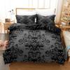 Gothic Style Skull Bedding Sets For Adults Bed Supplies Set Duvet Cover Set With Pillowcases No Filling Luxury Birthday Gifts