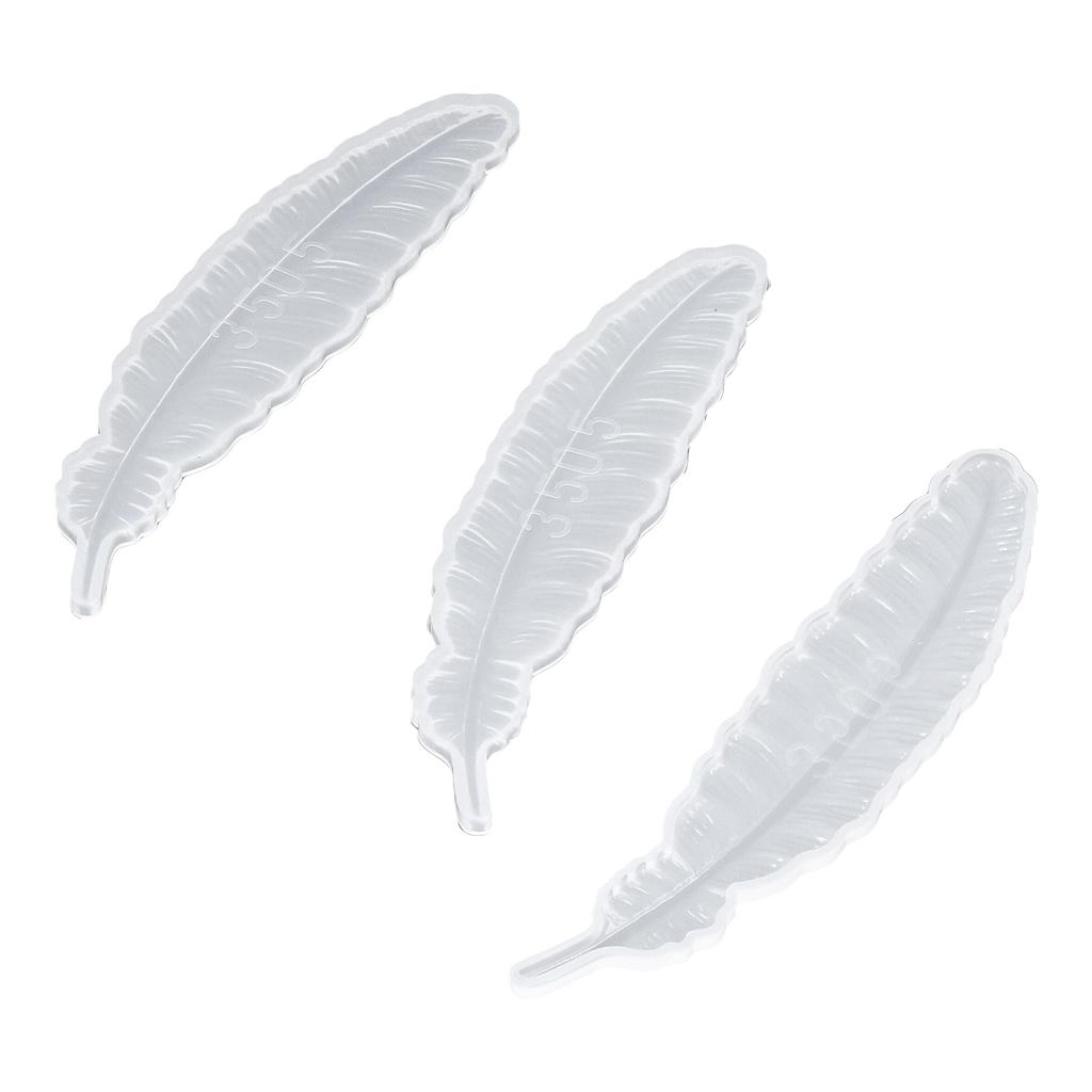 5pcs Bookmark Mold Recyclable Elastic DIY Production Soft Bookmark Silicone Mold for DIY Craft