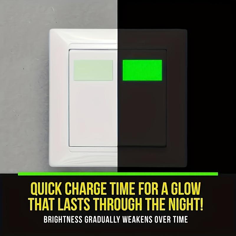 Glow-In-The-Dark Tape Adhesive Tape for Night Visibility Safety Warning Tape for Security and Home Decor