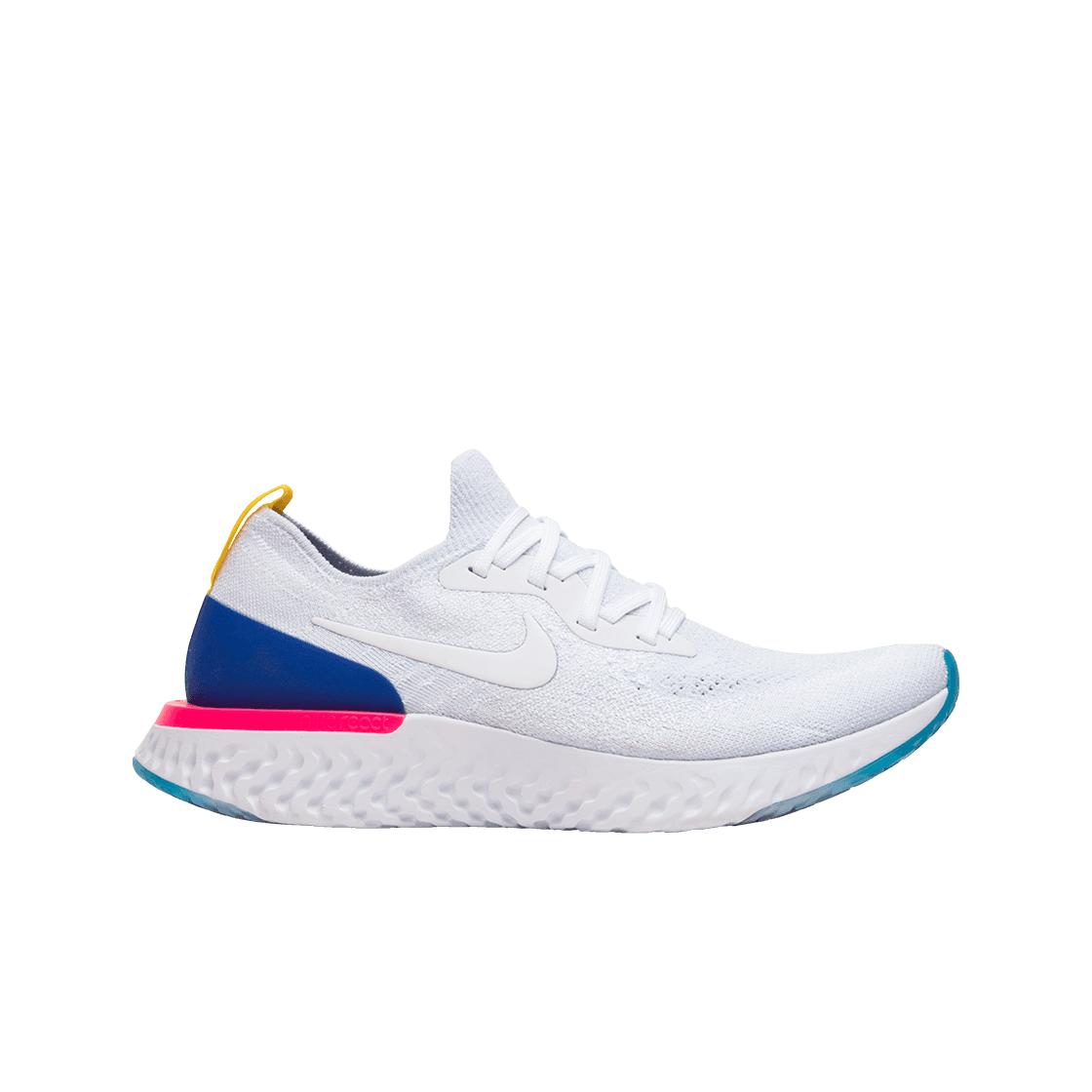 

Женские кроссовки Nike Epic React Flyknit White Racer Blue AQ0070-101
