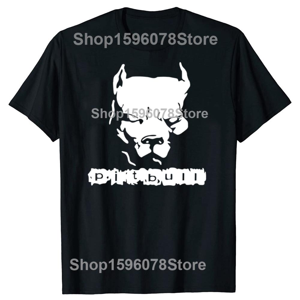 Funny Pitbull American Pit Bull Dog Dad T Shirts Graphic Cotton Streetwear Short Sleeve Birthday Gifts Summer Style T-shirt