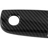 Car ABS Carbon Fiber Outer Side Door Handle Cover Trim Compatible with Dodge Charger 2015-2020 Accessories
