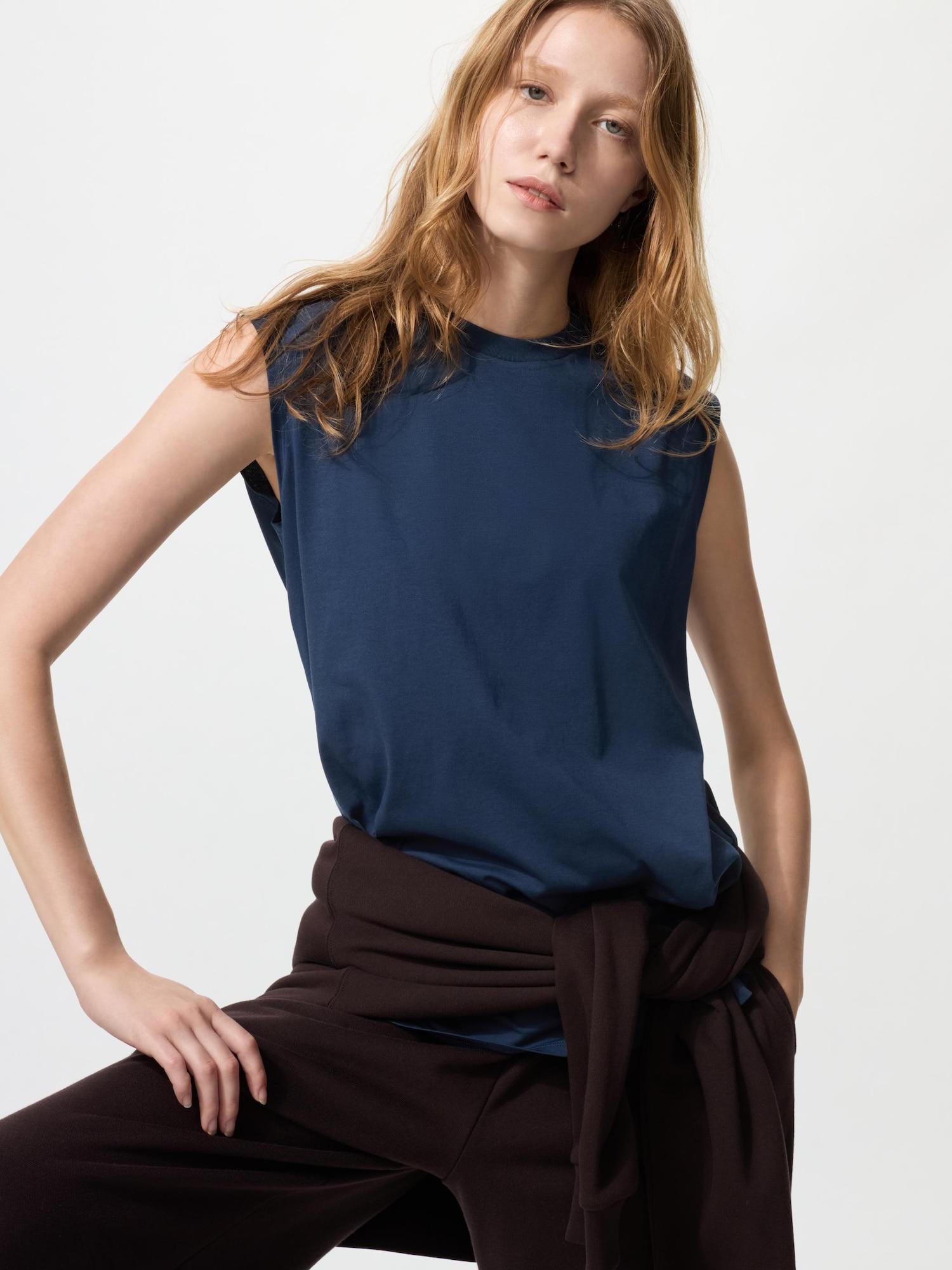 

Uniqlo Майка без рукавов из хлопка Airism