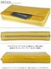 Yellow Crocodile Long Wallet for Men and Women, Made from a Single Piece of Genuine Alligator Leather, with a Round Zipper, Coin Purse, Card Slots,