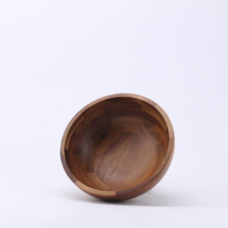 Factory Customizable Size and LOGO Made for Kitchen Food Grade Walnut Salad Bowl