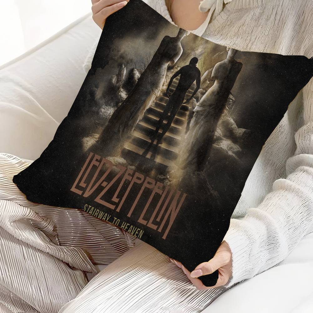 L-Led Z-Zeppelins Pillow Cushion Cover Pillowcase Living Room Sofa Home Decor Customized