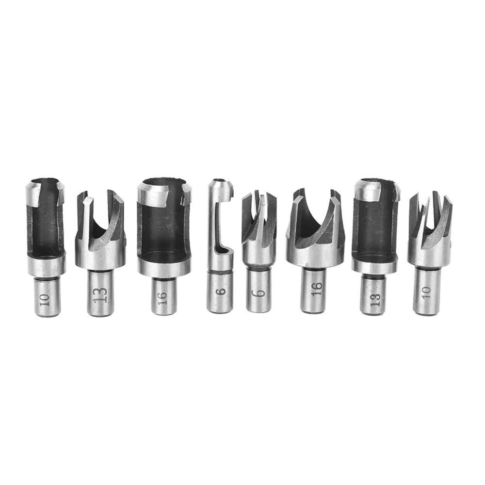 

8Pcs High-Carbon Steel Chamfer Drill Bits Tapered Taper Cutting Tool Woodworking Projects