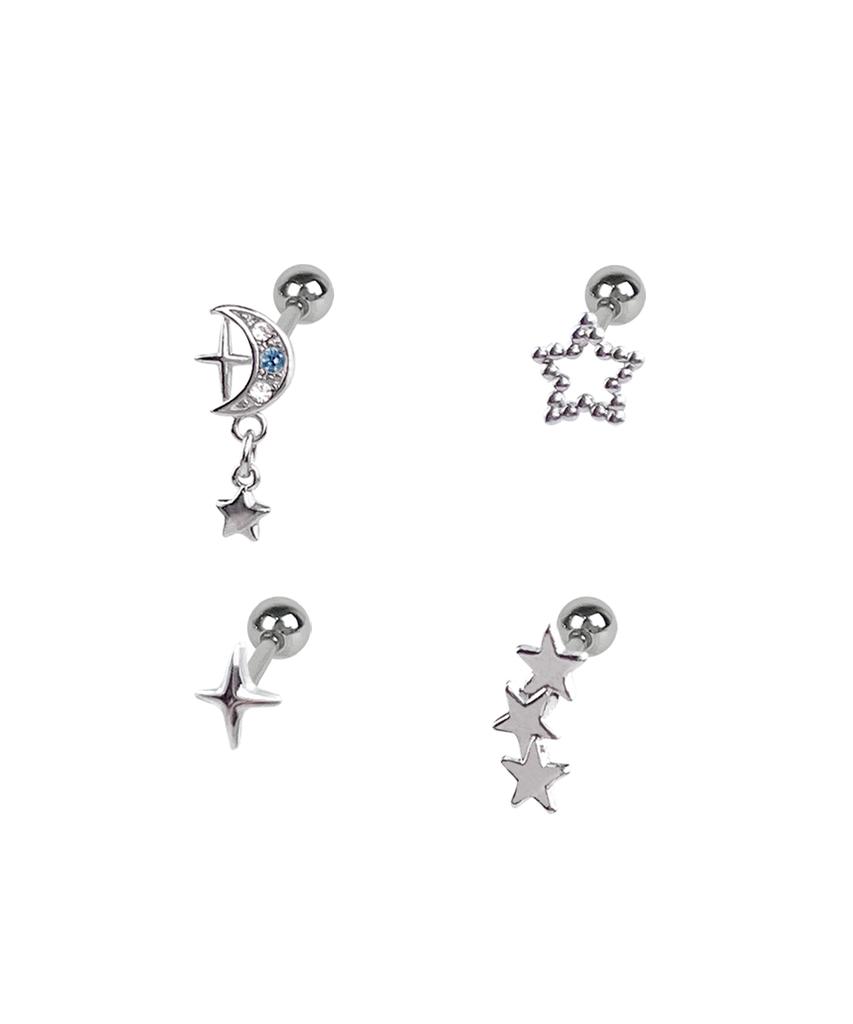 Vvv [Set] Cubic Star Milky Way Piercing