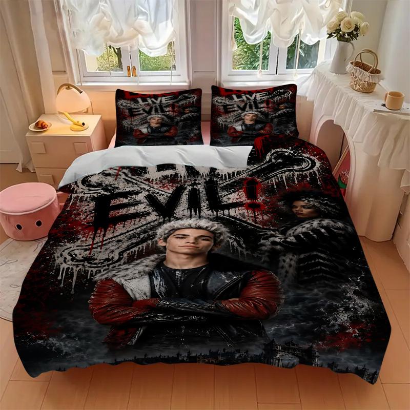 3Pcs Evil Reigns Supreme Bedding Sets For All Sizes New 3D Printed Bed Cover Comforter Duvet Cover Pillowcase Bedroom Decoration