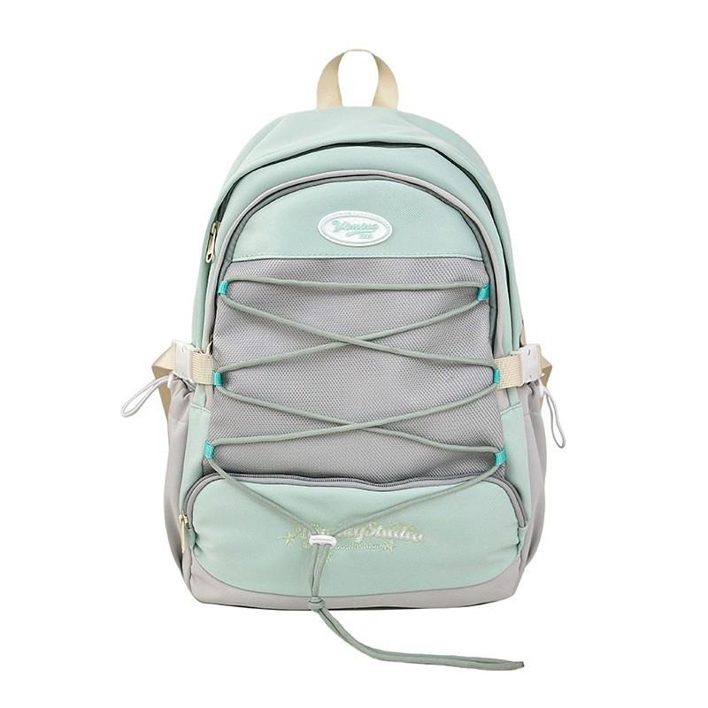 2025 New Japanese Backpack Simple Casual Korean Large Capacity Fresh Sweet Junior High School Student Schoolbag
